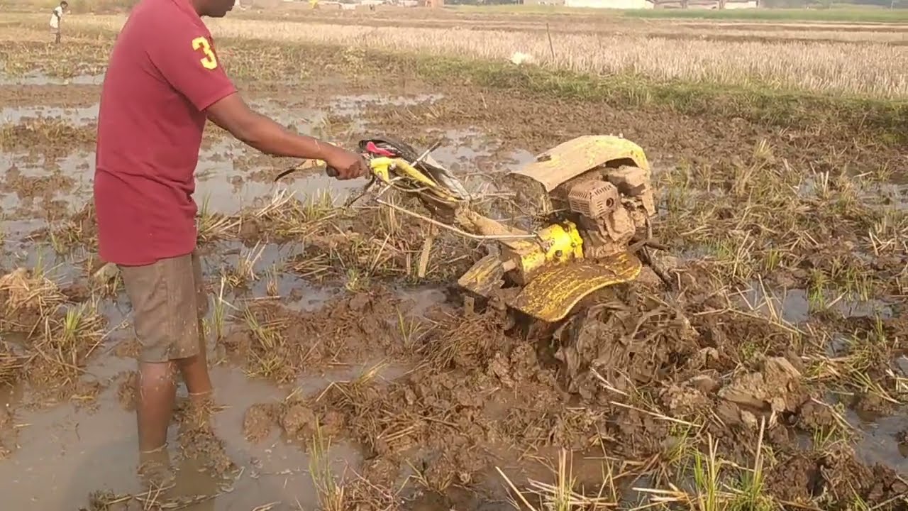 Kisan kraft Power weeder machine| Khet Ki jutaai power weeder machine De |farming video 