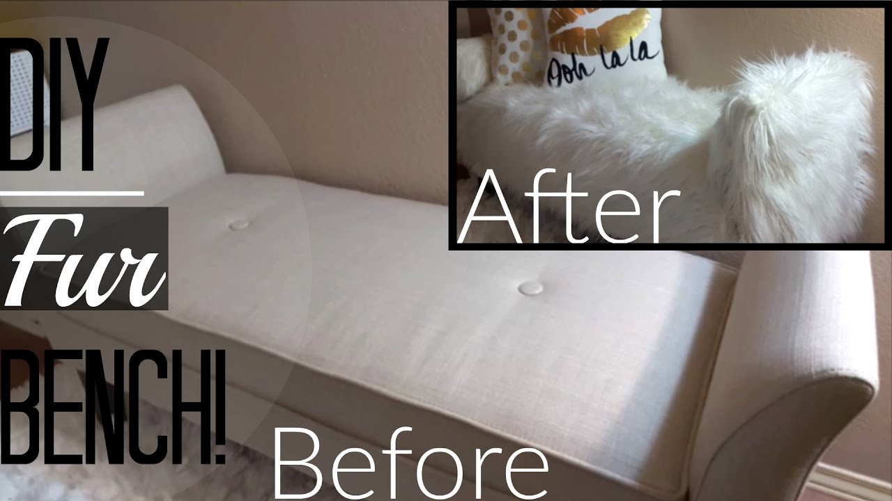 DIY Fur Bench! (TARGET TRANSFORMATION)
