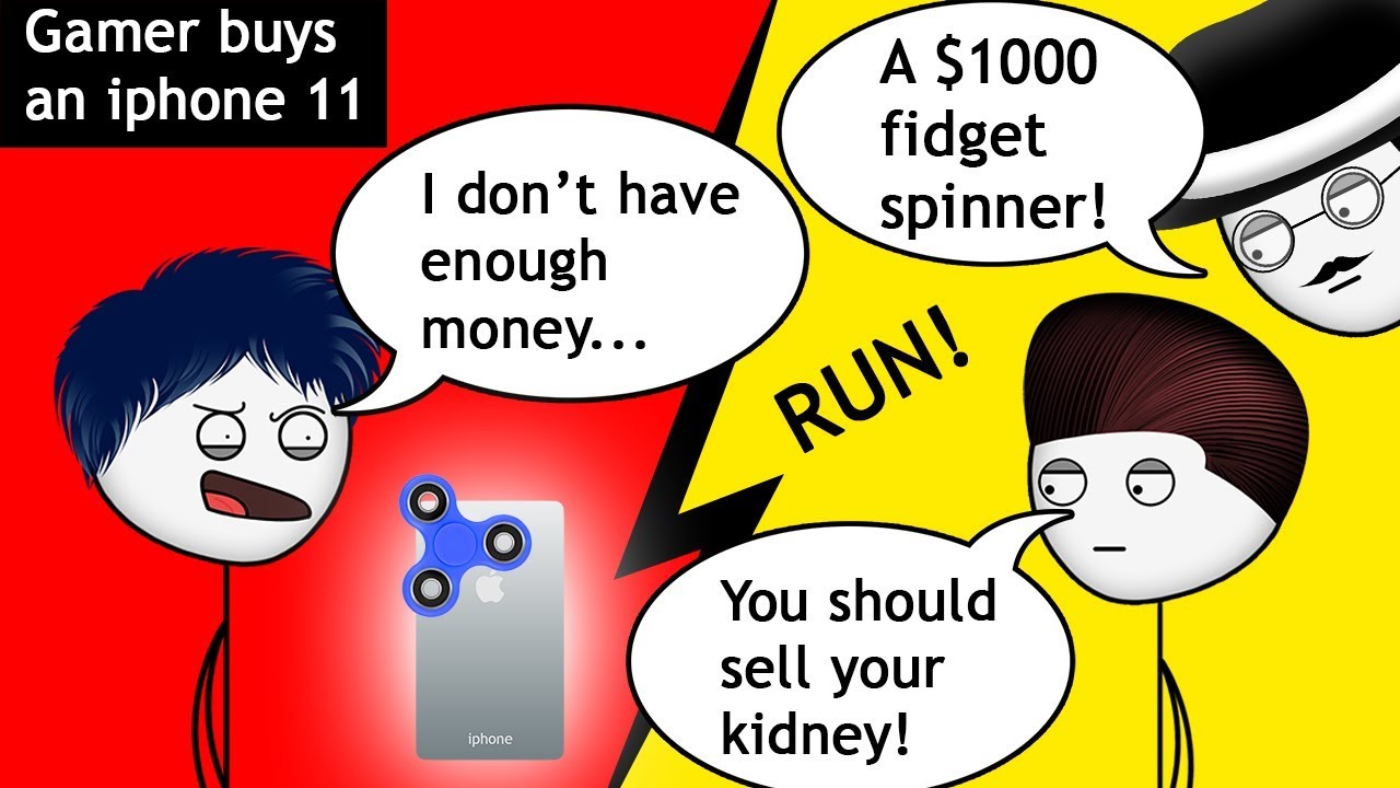 When a gamer sells his Gaming PC for an iPhone 11