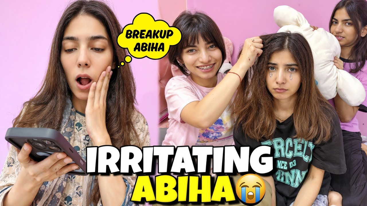 IRRITATING Prank On Abiha😂😂||GONE WRONG ❌|