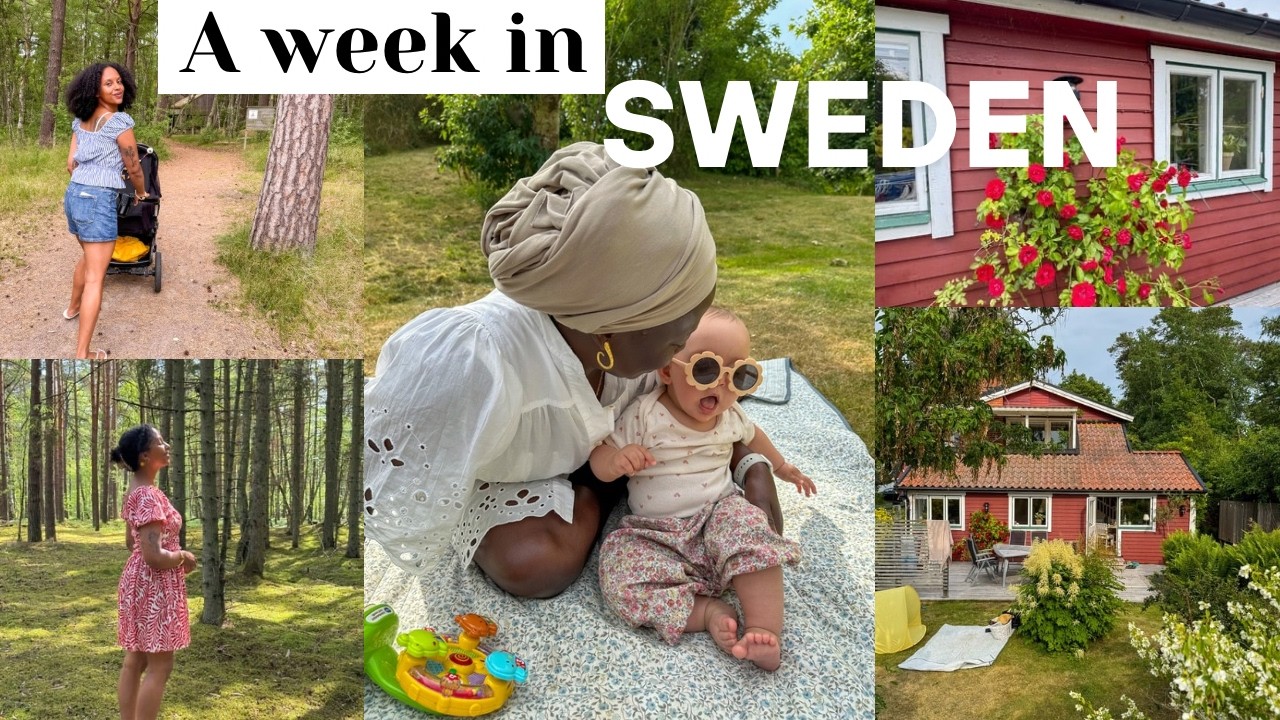 Weekly VLOG/ A week in a summer house/cottage in Sweden |  #sweden  vlog #cozyvlog #cottage