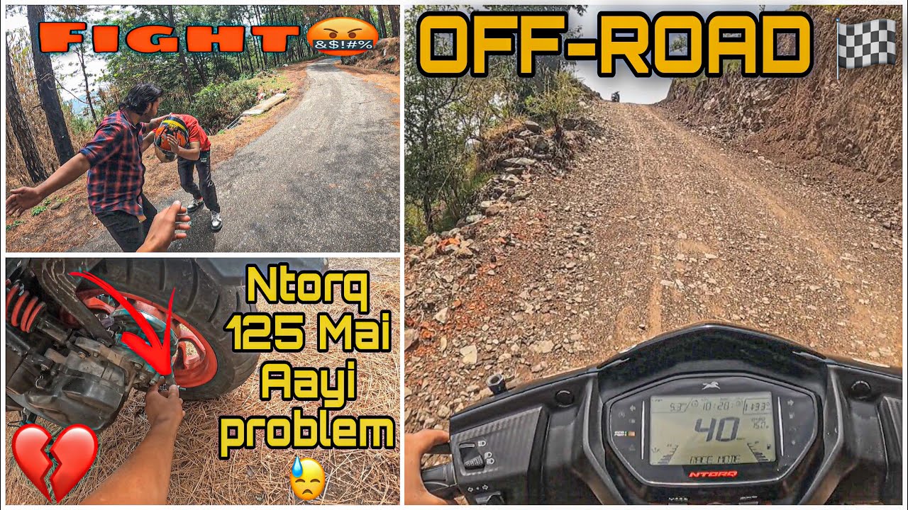 OFF-ROAD RIDING 🏁 || Tvs Ntorq 125 (bs6) || #offroad #goprohero9 #ntorq