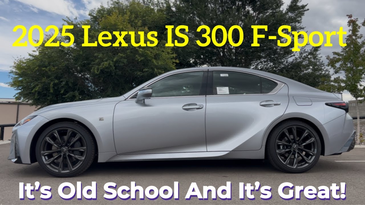 2025 Lexus IS 300 F-Sport: Is The IS 300 F- Sport The BEST Old School Sports Sedan?
