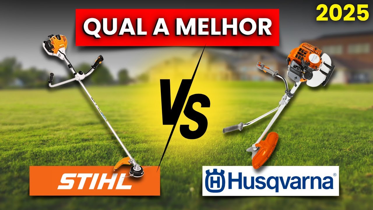 STIHL FS 221 vs HUSQVARNA 143R-II: Qual a Melhor ROÇADEIRA PROFISSIONAL À GASOLINA de 2026?