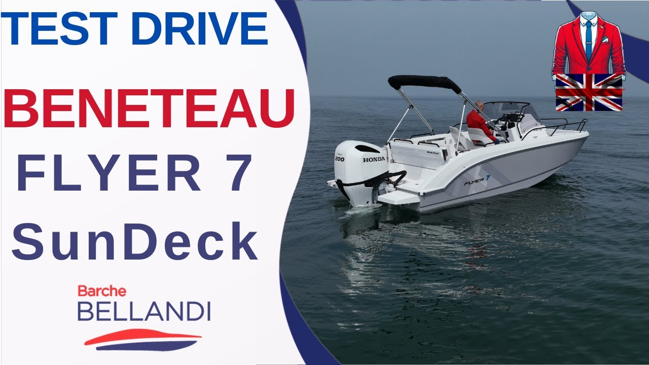 Beneteau Flyer 7 Sundeck with Honda BF 200: Sea Trial and Full Review
