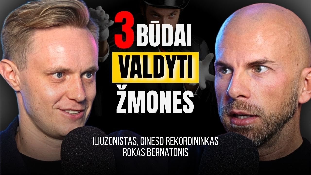 ROKAS BERNATONIS: Kaip VALDYTI žmones, ATMINTIES lavinimas, TRIUKAS Jums išmokti | TG097