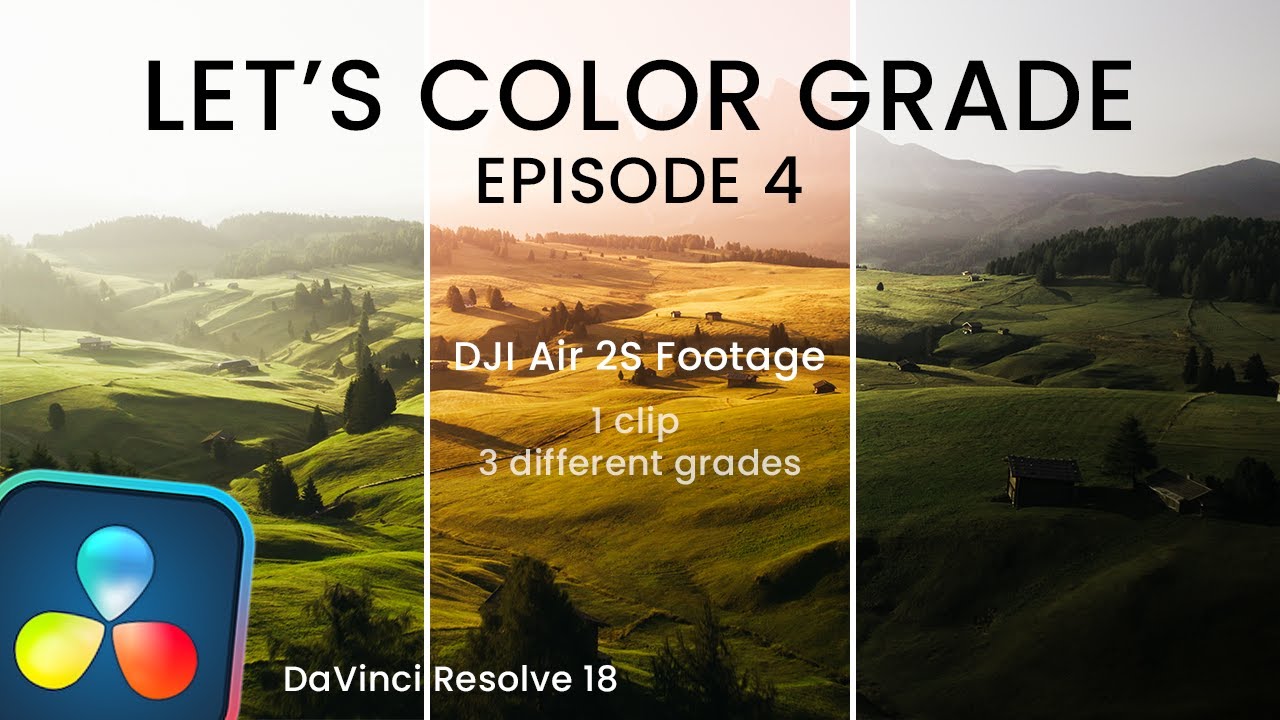 Let's Color Grade Episode 4 - DJI Air 2S Footage // Davinci Resolve 18