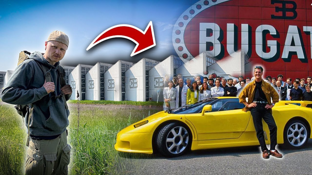 VERLASSENE BUGATTI FABRIK! HIER KAUFTE MICHAEL SCHUMACHER SEINEN RENNWAGEN!