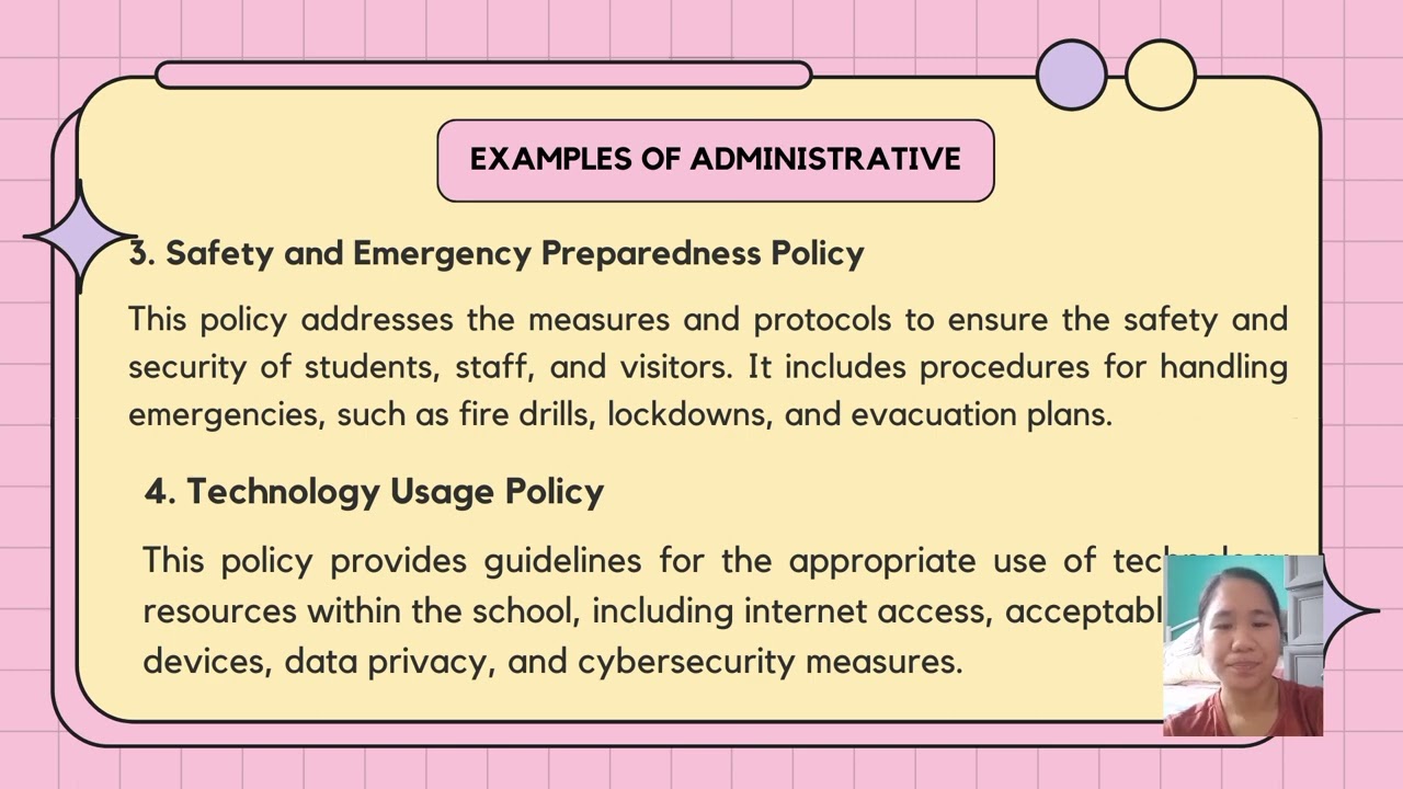 School Policies and their Functions