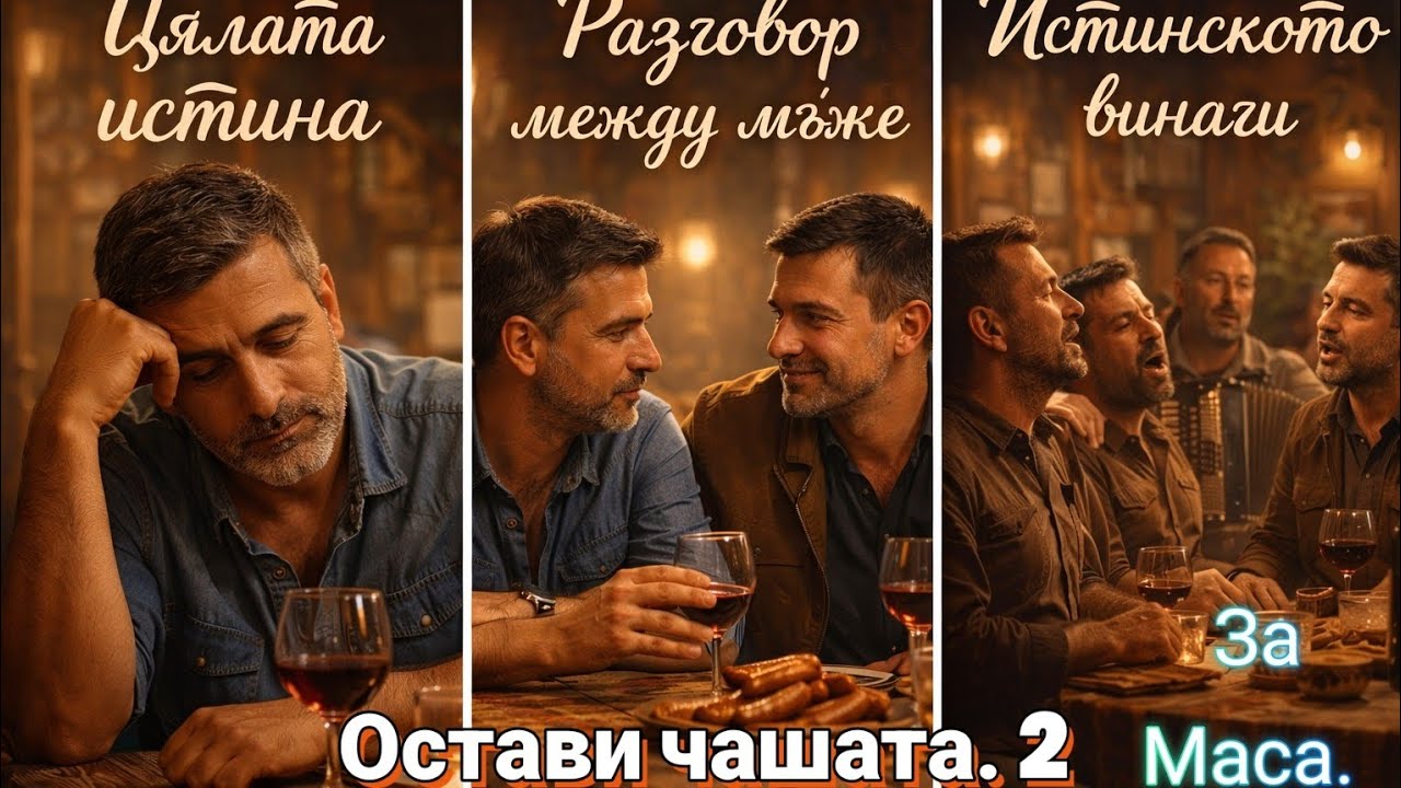 Остави чашата - Модерна folk-pop песен за приятелство, вино и истински моменти.🍷🍷🔊
