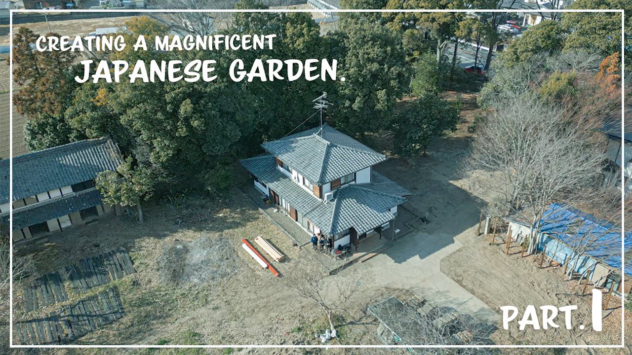 (Pro.58)  The large-scale Japanese garden construction is starting!