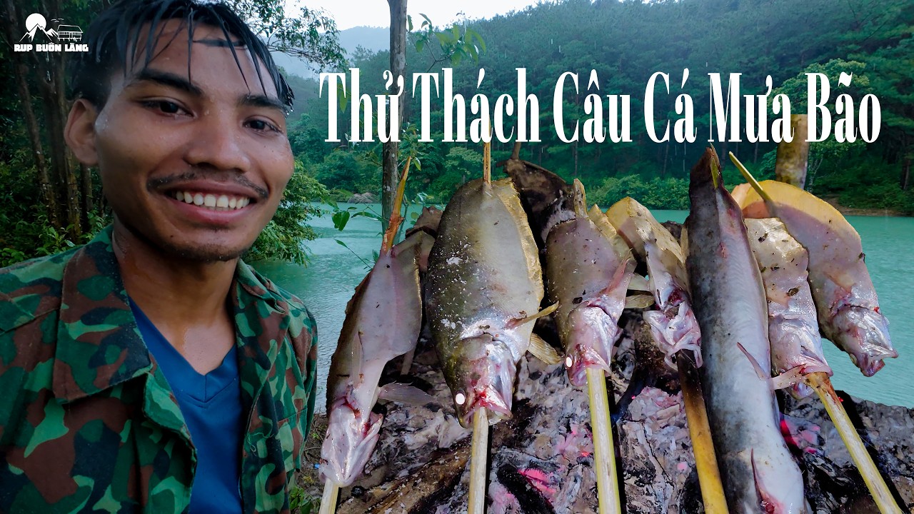 Thử Thách Câu Cá Qua Đêm Trên Hồ Bỏ Hoang
