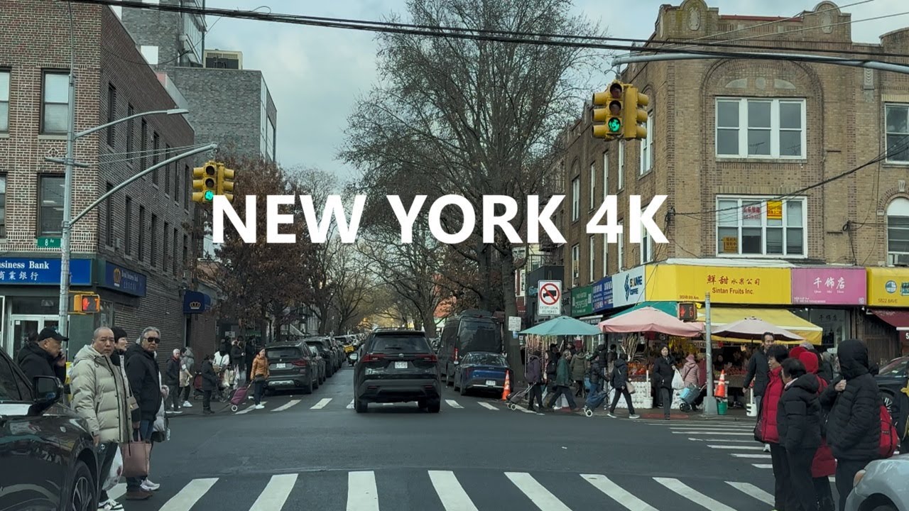4K New York - Driving tour of Brooklyn ( 59th Street ) - Jan 7, 2026