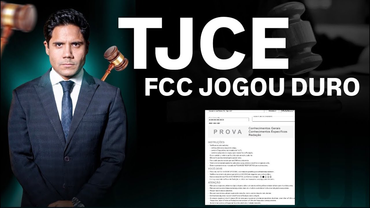 Concurso TJCE: nota de corte, p&oacute;s-prova, quest&otilde;es pass&iacute;veis de recurso, p&oacute;s prova, reda&ccedil;&atilde;o
