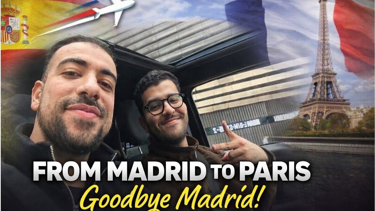 Vlog 01 : De Madrid à Paris. L'aventure commence (Bismillah)