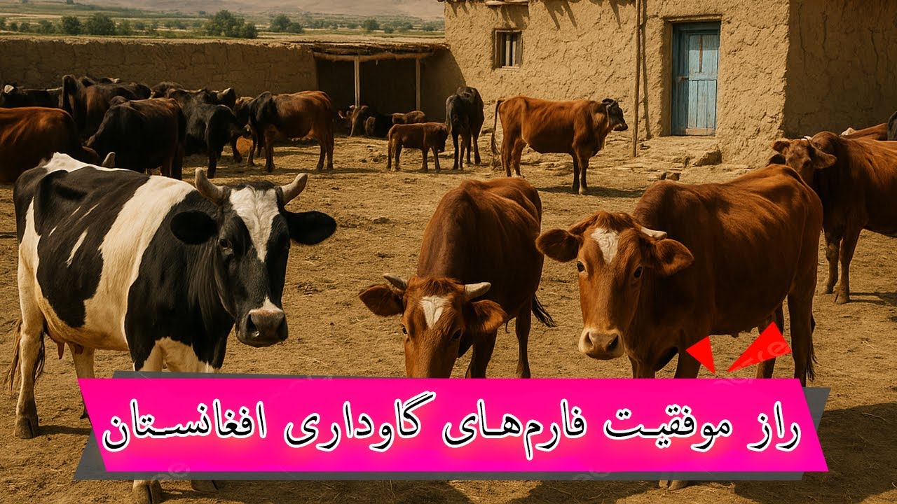 تجارت در فارم گاوداری شیری افغانستان | چگونه از شیر و لبنیات درآمد ایجاد کنیم؟
