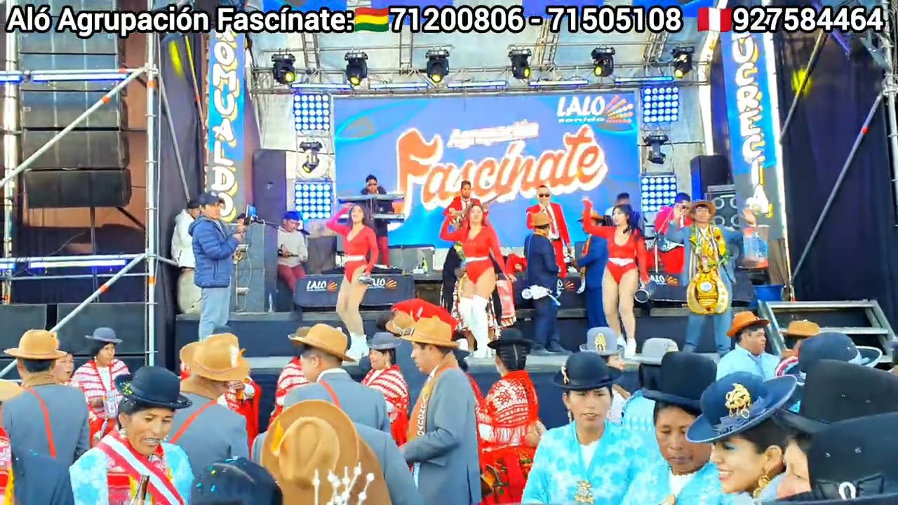 Mix Iberia Chica Vacilona y Marujita - Agrupación Fascínate en vivo (fiesta patronal de Poccona🇵🇪)