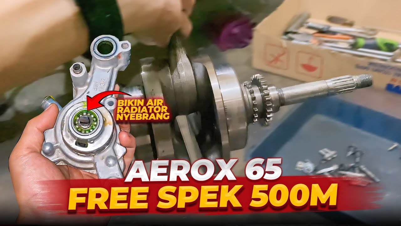 FULLSPEK! BOREUP + STROKE UP AEROX 65 FREE SPEK 500METER | TERLENGKAP‼️
