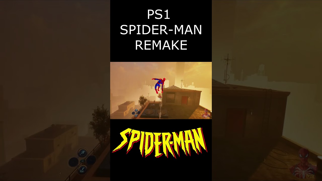 Spider-Man PS1 Remake Graphics Overhaul