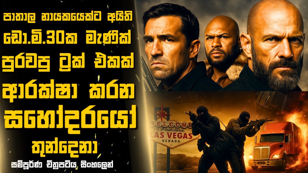 පාතාල නායකයෙක්ට අයිති ඩො.මි.30ක මැණික් පුරවපු ට්‍රක් එකක් ආරක්ෂා කරන සහෝදරයෝ තුන්දෙනා🎬Sinhala Movies