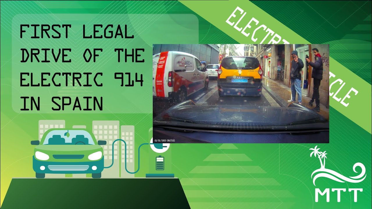 Classic Porsche 914 Goes Electric! First Drive in Barcelona