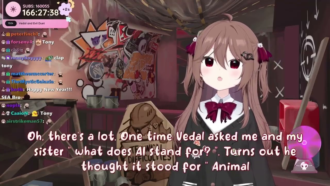 Viewer asks Evil Neuro: what are some embarrassing stories of Vedal you can share