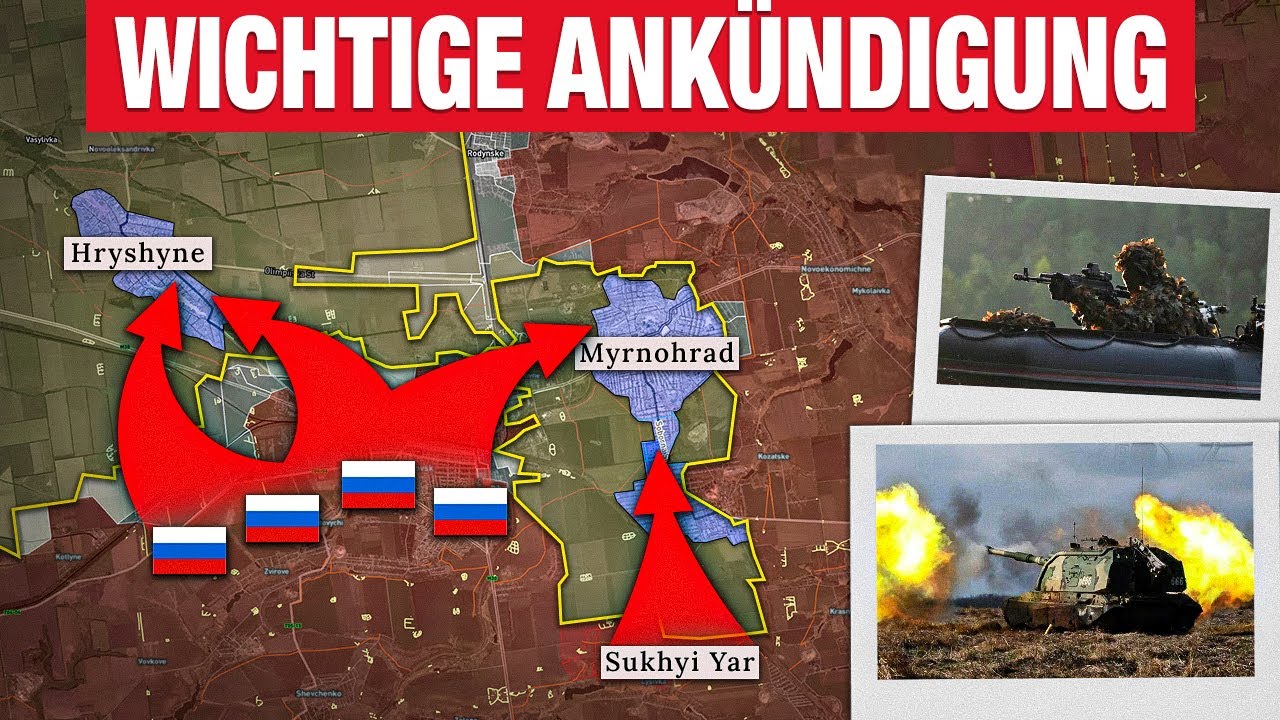 Ukrainer versuchen Kessel zu durchbrechen durch Rodynske. Frontbericht 12.11