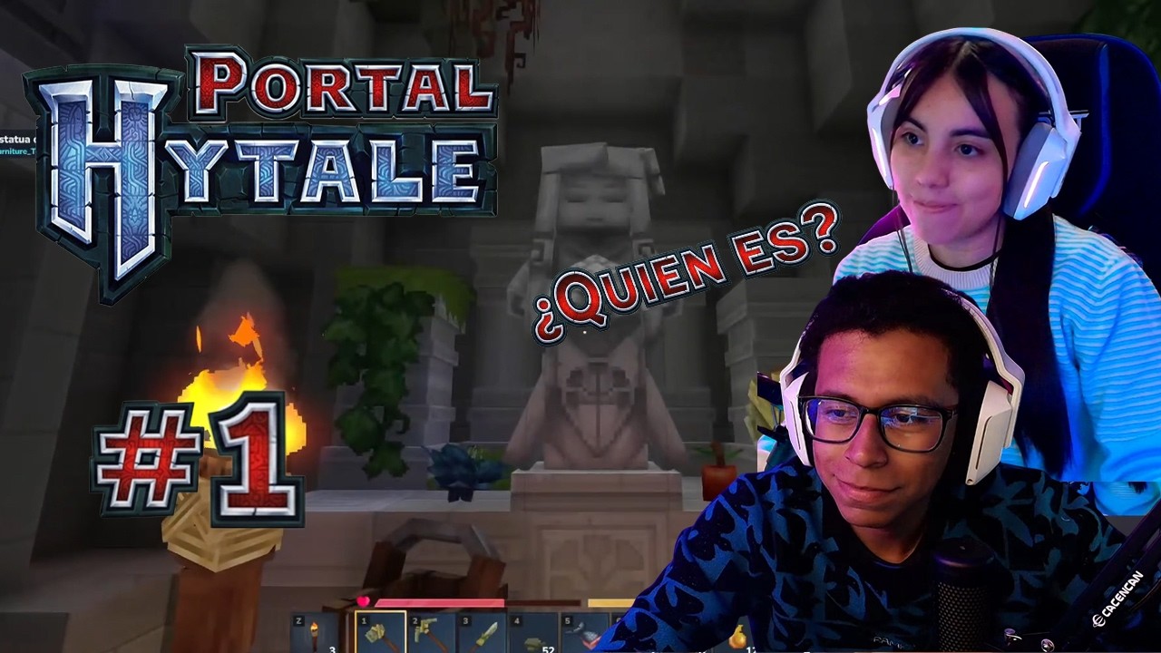 ENCONTRAMOS UN SANTUARIO DE UNA DEIDAD… pero no estamos listos || Portal Hytale #1