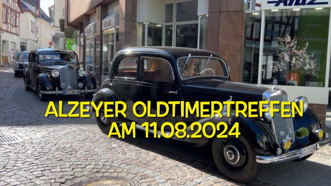Oldtimertreffen in Alzey (Rheinland-Pfalz) am 11.08.2024