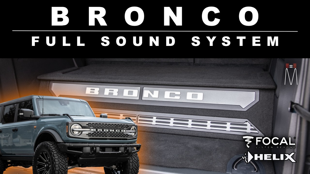Ford Bronco — аудиофильское усовершенствование стереосистемы Stealth ОБЪЯСНЕНО!