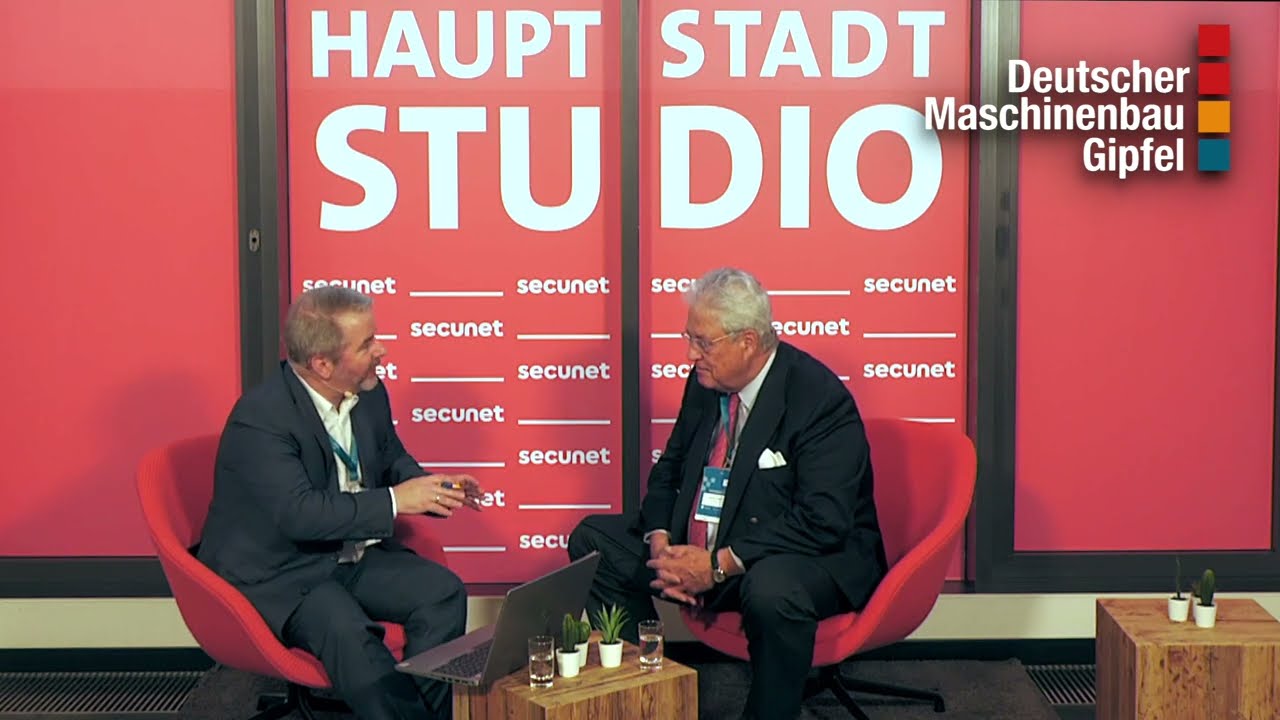 Maschinenbau-Gipfel Talk: Thomas Lindner (Groz-Beckert) über Erfolg und Werte im Unternehmen