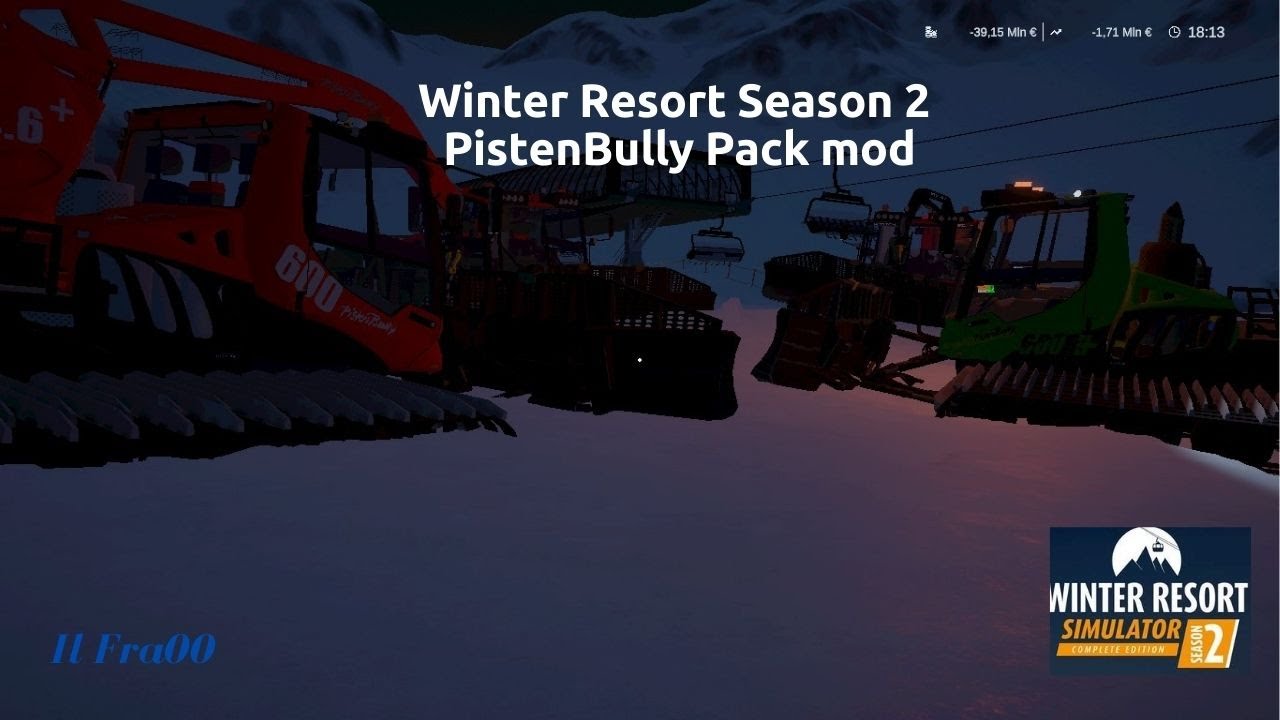 Winter Resort Season 2 - PistenBully 600 Pack mod