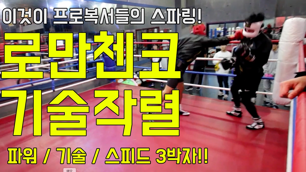 이것이 프로들의 세계! 화려한 기술의 향연! 복싱 스파링!! 눈호강 꿀잼!!! boxing sparring training!