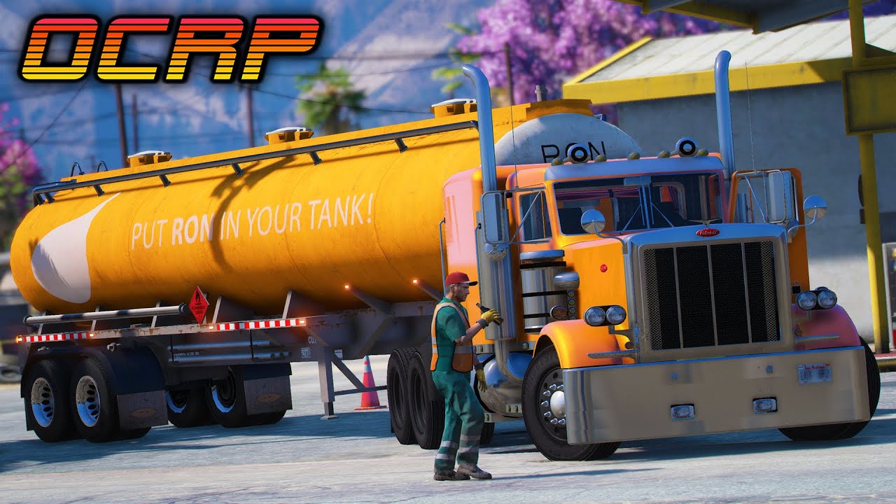 Drunk Driving a Fuel Tanker in OCRP | GTA RP