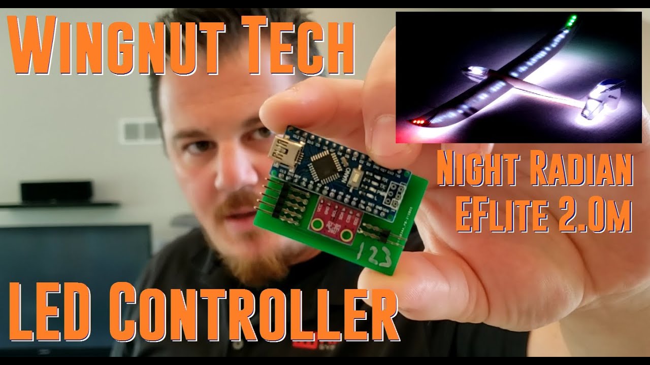 Eflite - Night Radian - 2.0m - Wingnut Tech Remote LED Controller