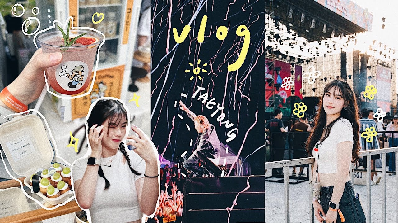 vlog / 終於見到太陽本人☀️So Wonderful音樂節、大四期末前的日子、台南兩天一夜校唱🌛