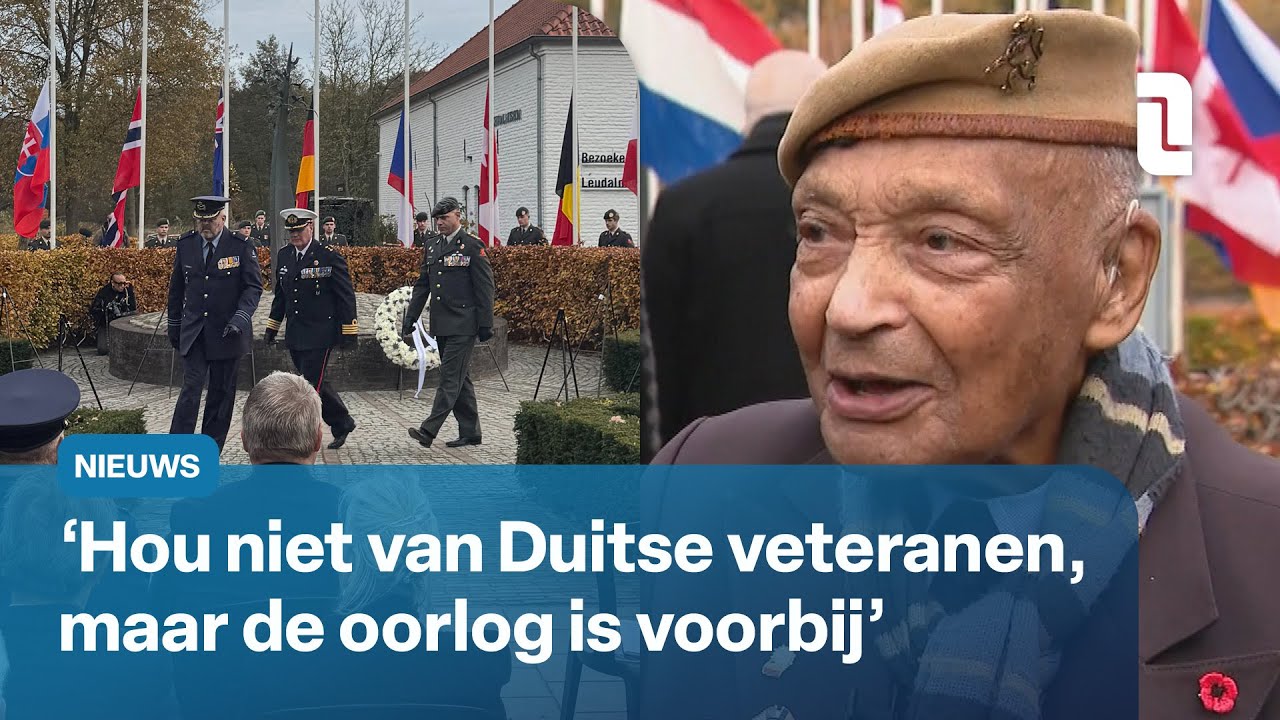 Vijanden van toen, nu zij aan zij bij 25ste WO II-herdenking in Haelen | L1 Nieuws