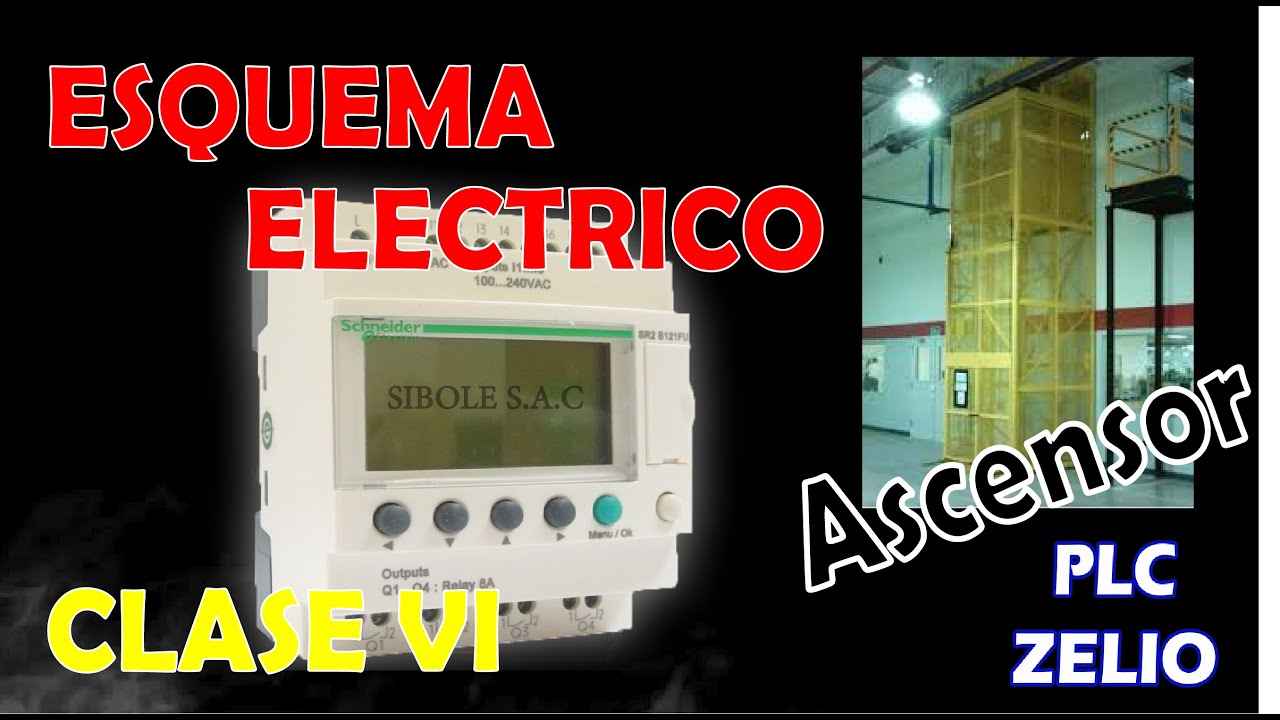Aprende a realizar un ascensor 3 pisos con PLC Zelio Schneider