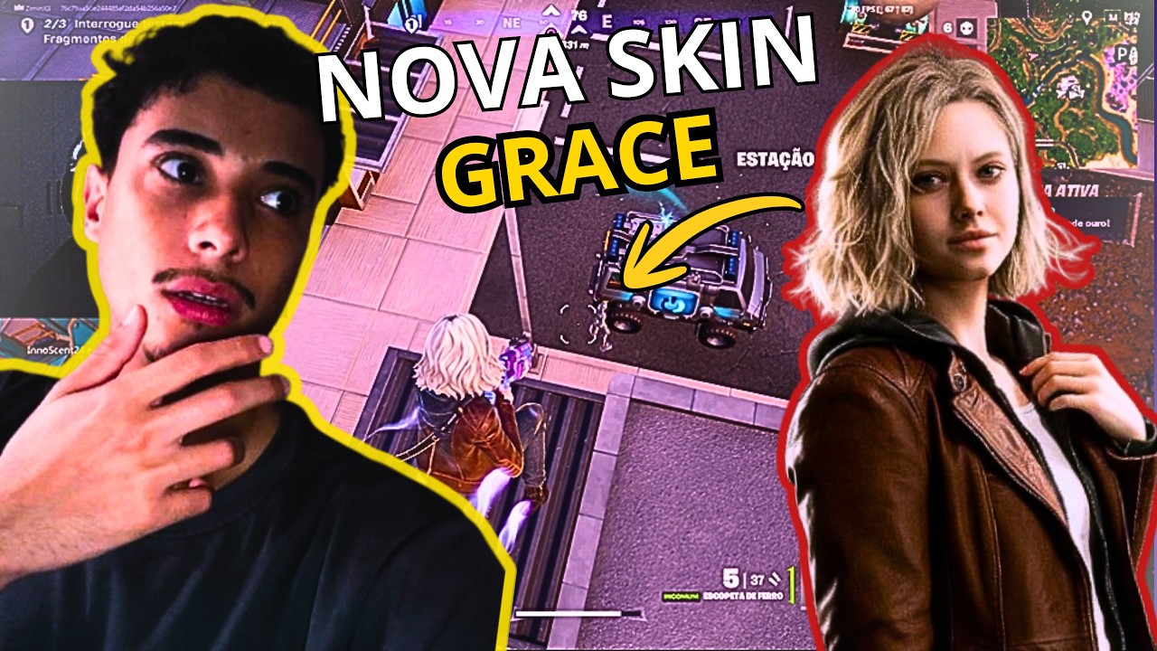 DUO COM A NOVA SKIN DA GRACE FORTNITE - RESIDENTE EVIL