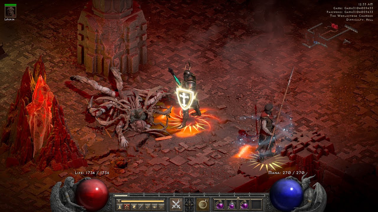 Zealer Paladin Phoenix - Hell Baal - Diablo 2 Resurrected
