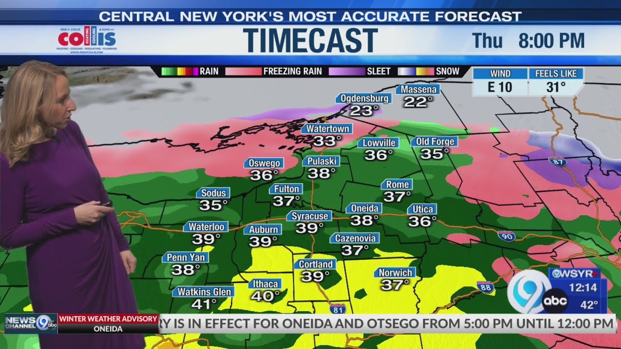 Storm Team Forecast: Noon Thursday 3-5-26