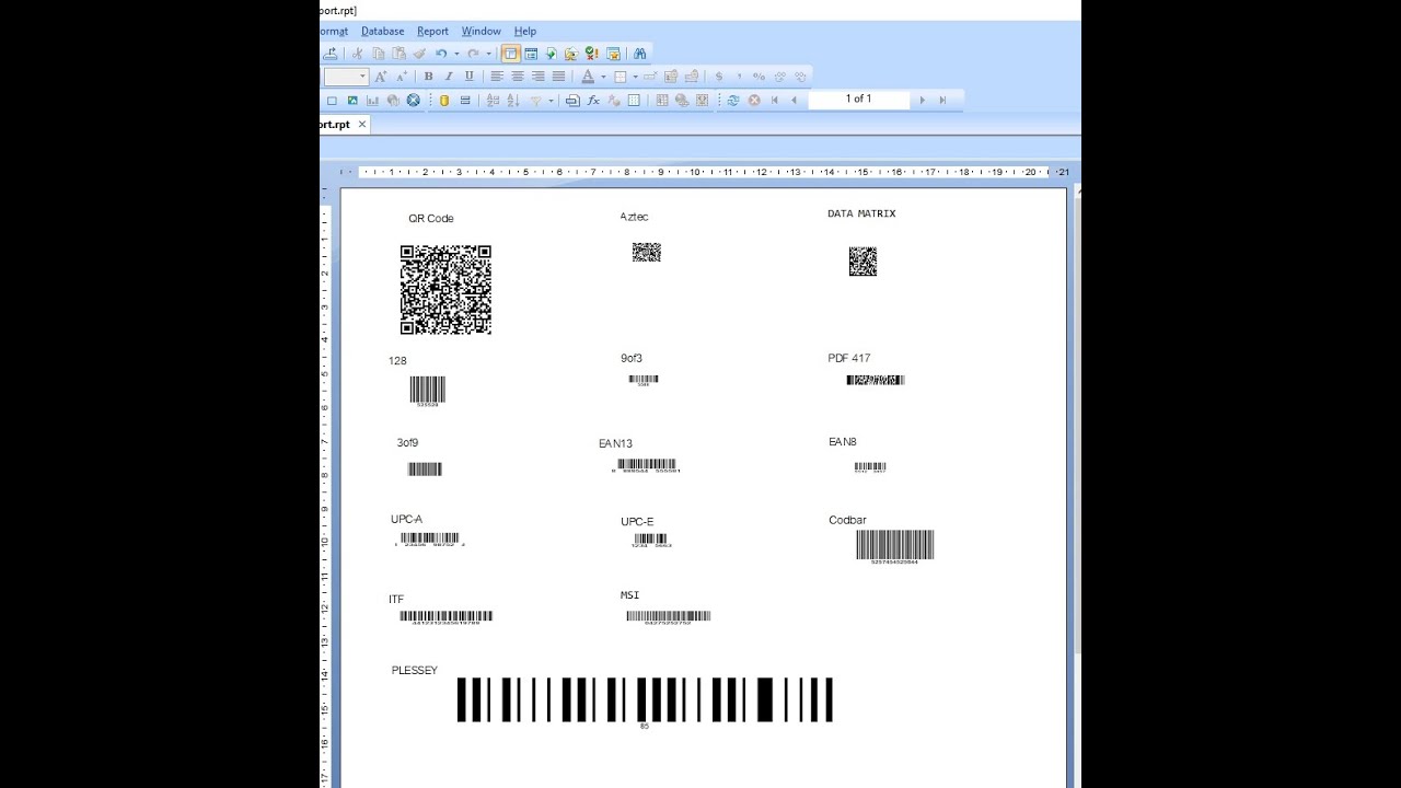 How to Create QR Code Barcodes in Crystal Reports Free 100%