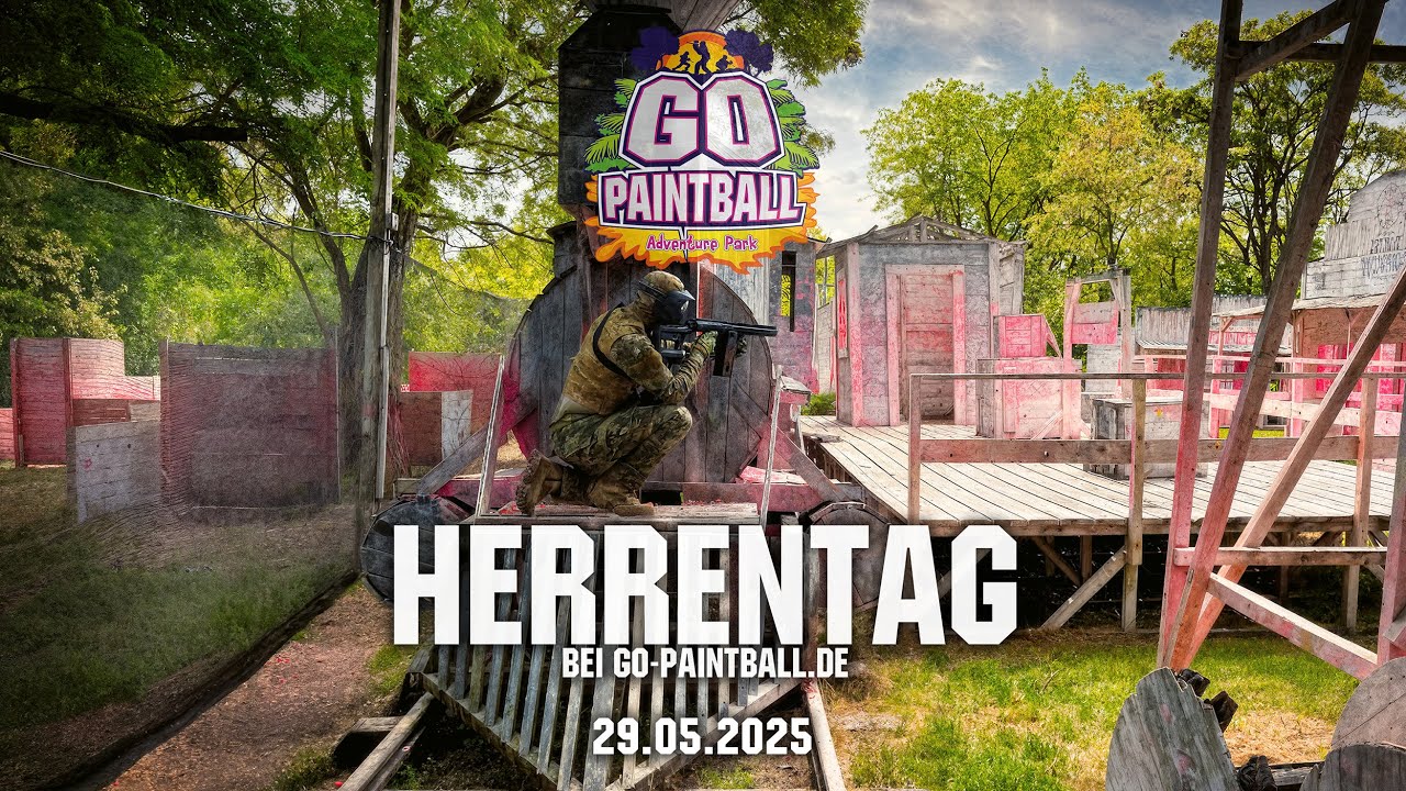 Paintball Action: HERRENTAG 29.05.2025 | GO PAINTBALL ADVENTURE PARK