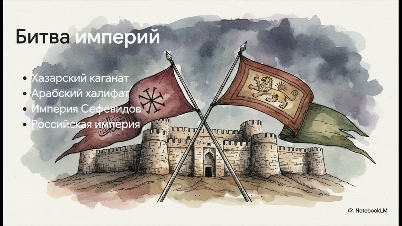 Дербент, Барда и Тебриз 
