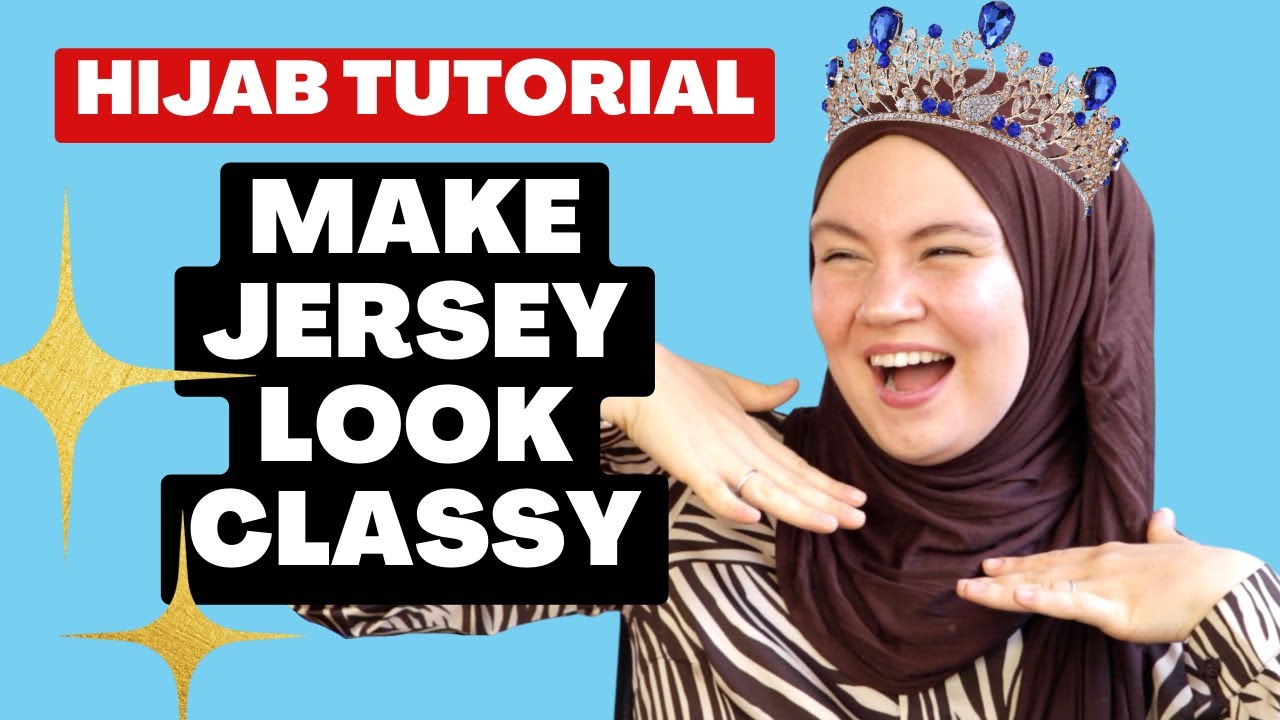 Elevate Your Jersey Hijab Style: How to Style it for Elegance and Comfort -Step-by-Step Tutorial