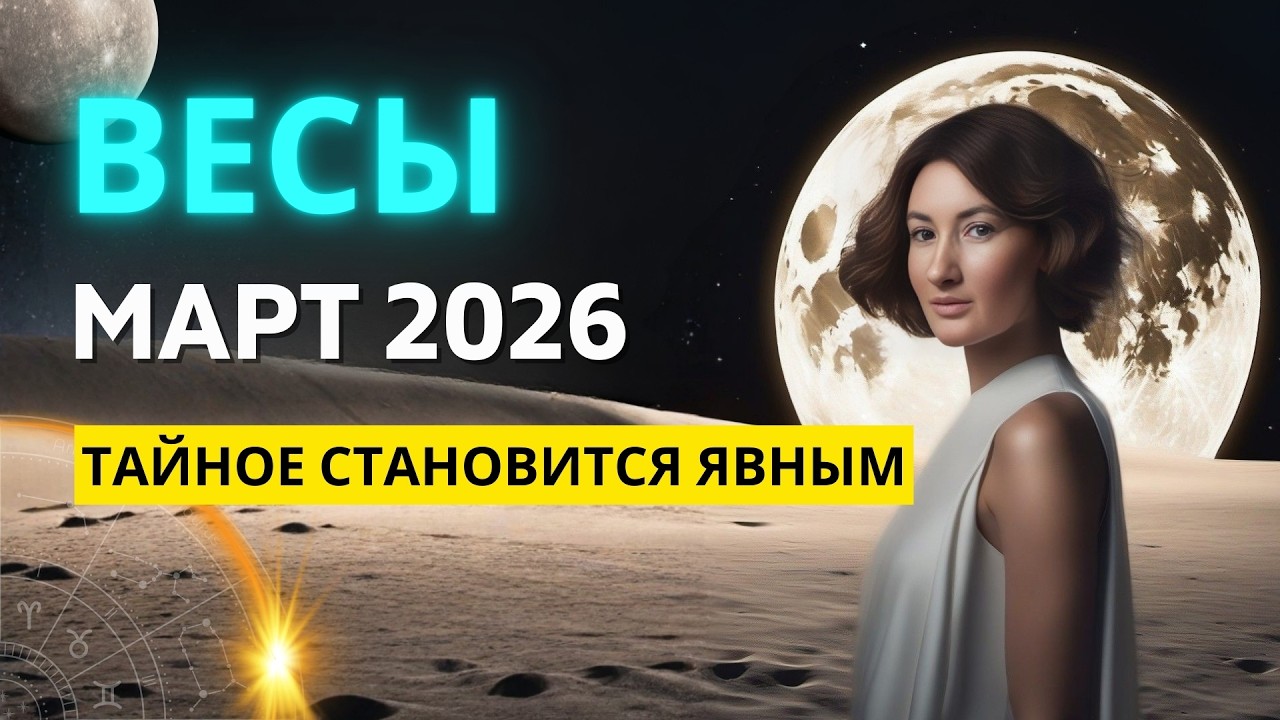 ВЕСЫ ♎ март 2026 - НЕОЖИДАННЫЙ ПОВОРОТ! | ГОРОСКОП на МАРТ 2026 ГОДА
