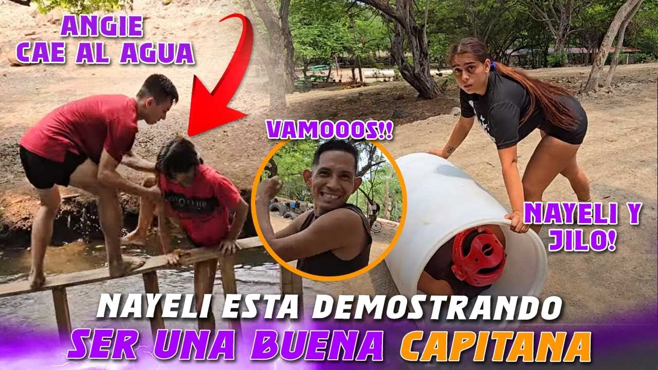 Nayeli esta llevando a su equipo a la victoria de este juego, pone en ventaja al EQUIPO NEGRO
