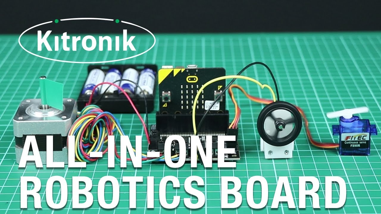 All-in-one Robotics Board for BBC micro:bit by Kitronik