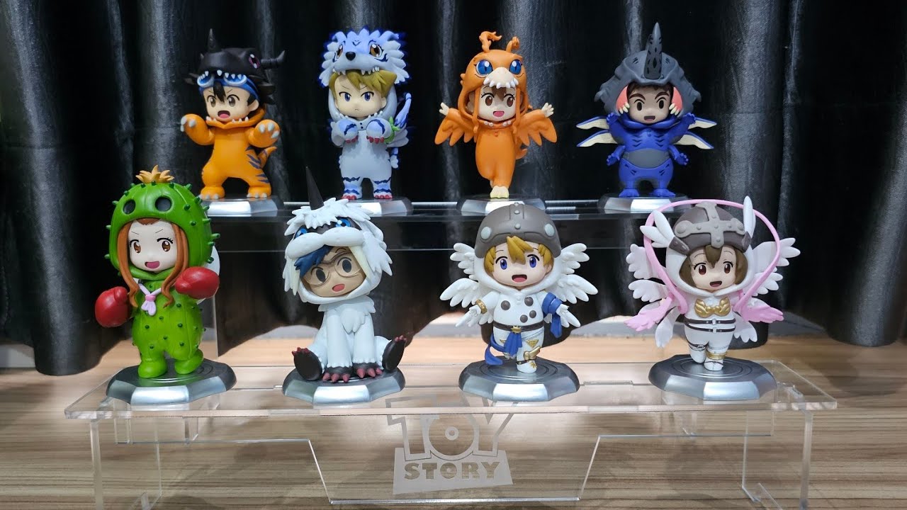 Lucu Bangett - Review & Unboxing Digimon Costume Vol. 2 - BN Figure Q Bandai