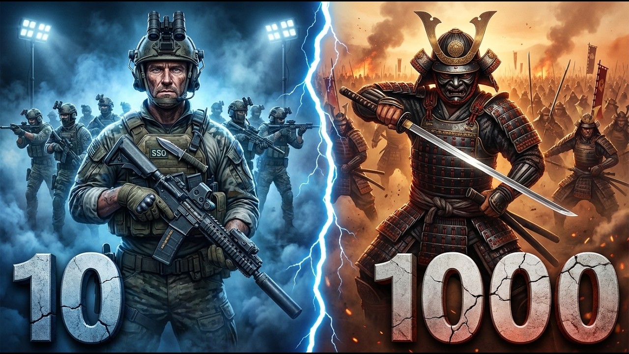 ЧТО ЕСЛИ 10 БОЙЦОВ ССО ПРОТИВ 1000 САМУРАЕВ? КТО КОГО?